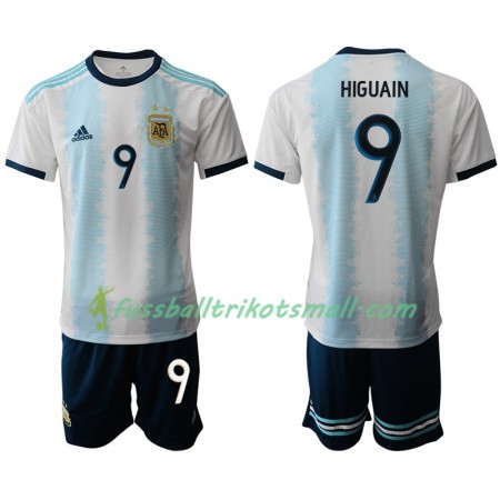 Fußballtrikots Argentinien HIGUAIN 9 Kinder Copa América 2019 Kurzarm Heimtrikotsatz kaufen